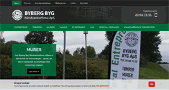 Desktop Screenshot of byberg-byg.dk